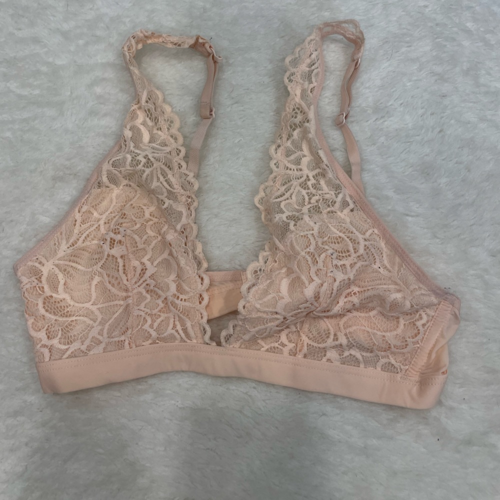 Light Coral Pink Clasp Bralette